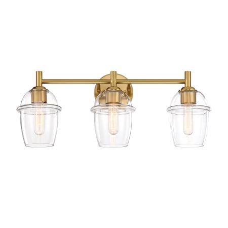 A large image of the Designers Fountain D310M-3B Brushed Gold