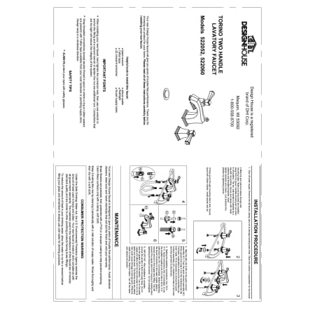 A large image of the Design House 522052 Design House 522052