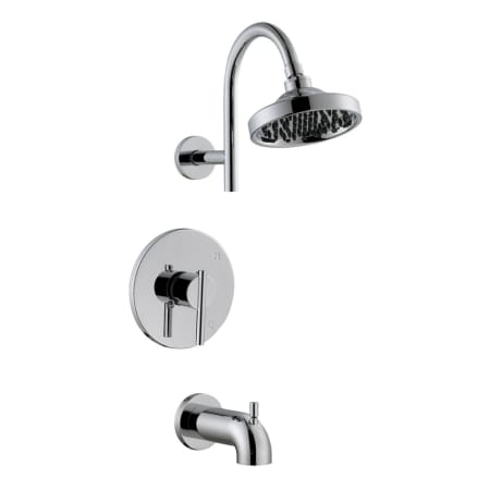 A large image of the Design House 525709 Polished Chrome