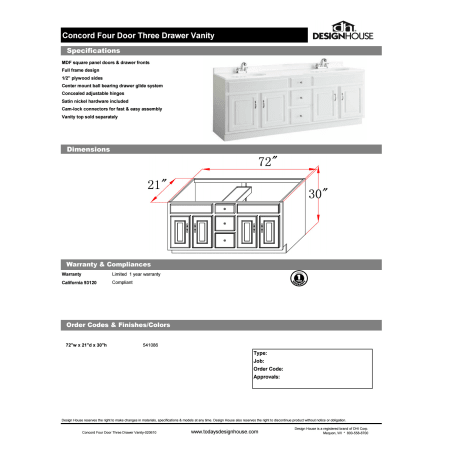 A large image of the Design House 541086 Design House 541086