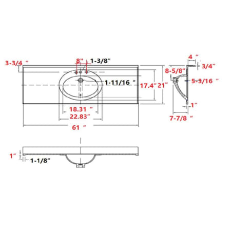 A large image of the Design House 554865 Alternate Image