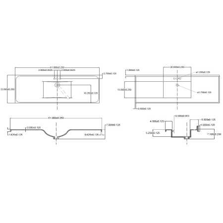 A large image of the Design House 563445 Design House-563445-Dimensional Drawing