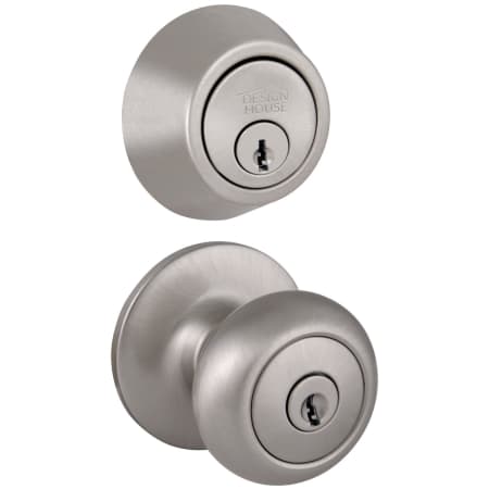 A large image of the Design House 70181 Satin Nickel