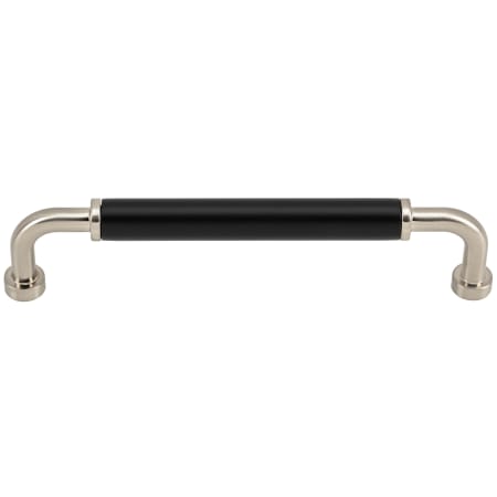 A large image of the DesignPerfect DPA-T964-SPLIT-10PACK Black / Satin Brushed Nickel