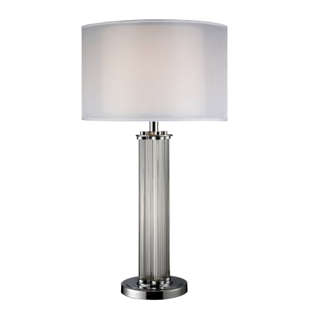 A large image of the Dimond Lighting D1614 Clear Glass / Chrome
