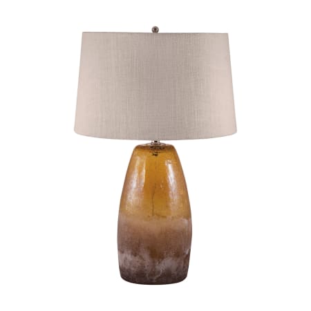 A large image of the Dimond Lighting 239 Amber Crackle