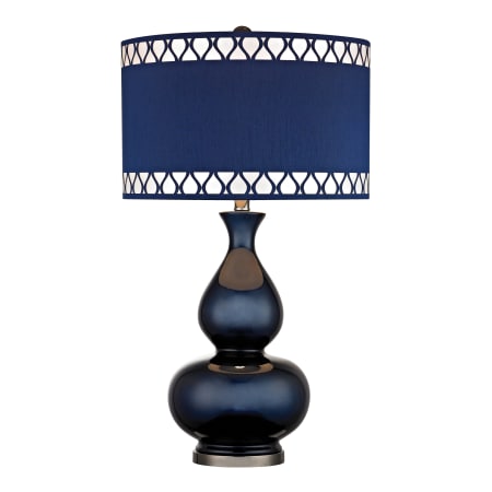 A large image of the Dimond Lighting D2516 Navy Blue / Black Nickel