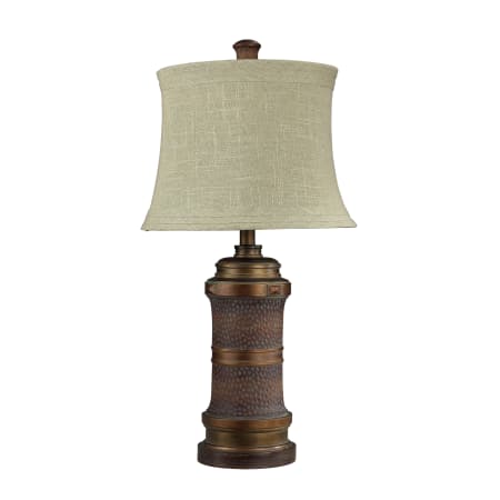 A large image of the Dimond Lighting D2027 Frazer Bronze