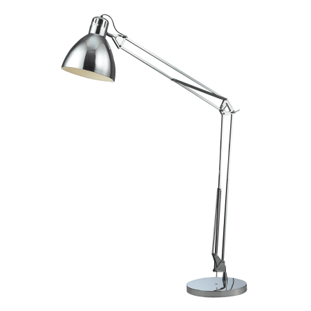 Dimond Lighting D2177 Chrome 1 Light Swing Arm Floor Lamp From The Dimond Lighting D2177