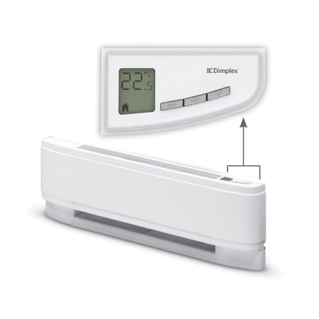 Dimplex PC2005W31 White 20 Inch 500 Watt 240/208 Volt Baseboard Heater with  Onboard Thermostat from the LPC Series - VentingPipe.com