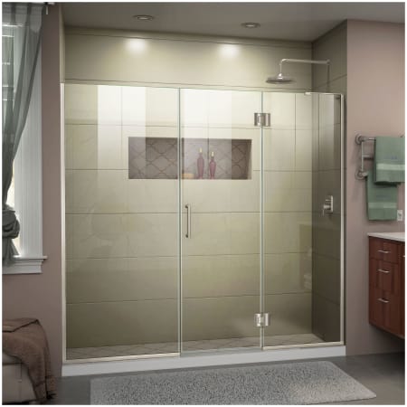 A large image of the DreamLine D32314572R Brushed Nickel