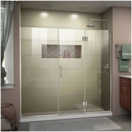 A large image of the DreamLine D3231472R Brushed Nickel