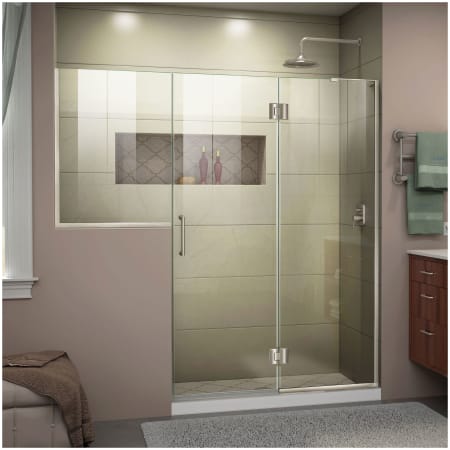 A large image of the DreamLine D3232434R Brushed Nickel