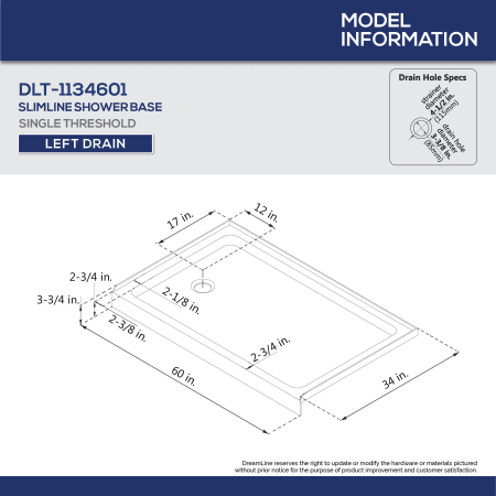 A large image of the DreamLine DL-6118-CLL Alternate Image