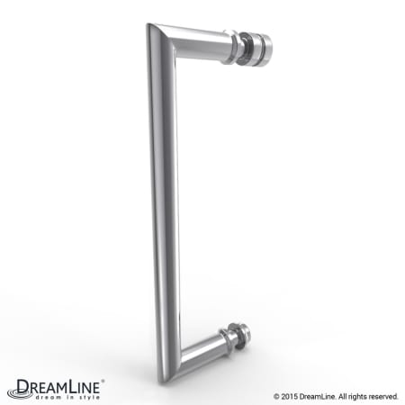 A large image of the DreamLine DL-6204L-CL Dreamline-DL-6204L-CL-Handle Close Up