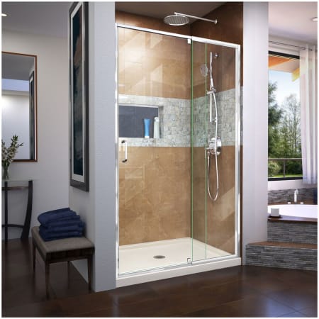 A large image of the DreamLine DL-6220C Chrome with Biscuit Base