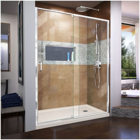 A large image of the DreamLine DL-6222R Chrome with Biscuit Base