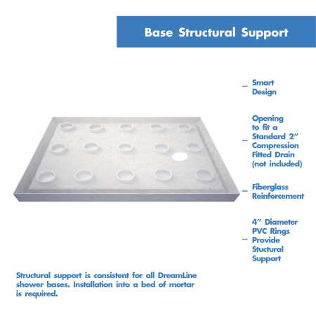 A large image of the DreamLine DL-6623R Dreamline-DL-6623R-Base Structure