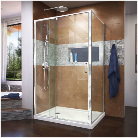 A large image of the DreamLine DL-6719L Chrome with White Base