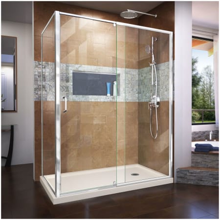 A large image of the DreamLine DL-6720R Chrome with Biscuit Base