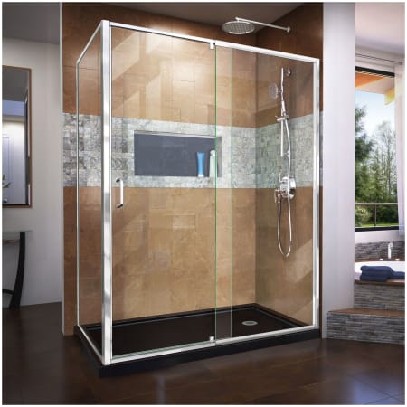 A large image of the DreamLine DL-6720R Chrome with Black Base
