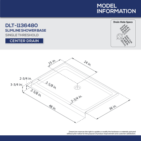 A large image of the DreamLine DL-6975C-CL Alternate View