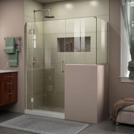 A large image of the DreamLine E123303440 Brushed Nickel