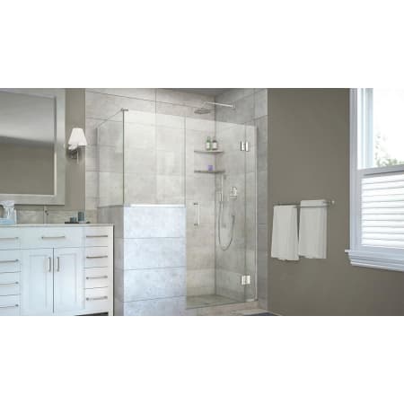 A large image of the DreamLine E124183640 Dreamline-E124183640-Full Shot in Chrome