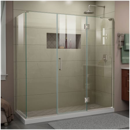 A large image of the DreamLine E32322530R Brushed Nickel