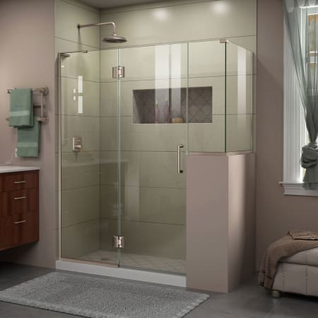 A large image of the DreamLine E324123430L Brushed Nickel