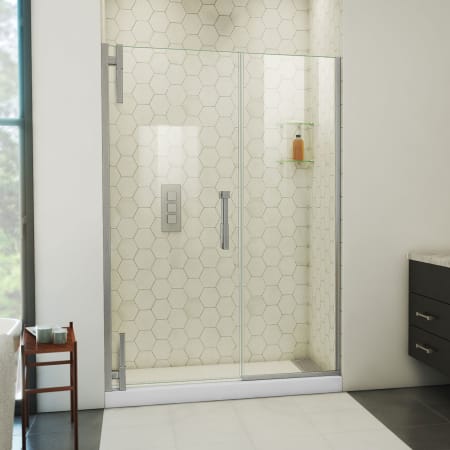 A large image of the DreamLine SDAD545720VXX Brushed Nickel
