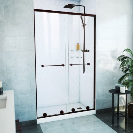 A large image of the DreamLine SDHA48W760VXX Oil Rubbed Bronze