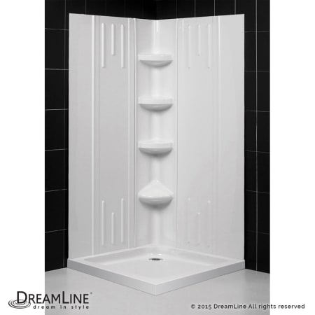 A large image of the DreamLine SHBW-1241720-01 White