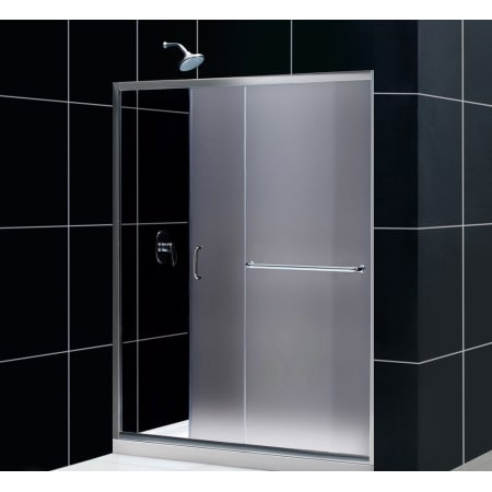 Dreamline Shdr 0960720 01 Fr Chrome Infinity Z 56 60 W X 72 H A Large Image Of The Dreamline Shdr 0960720 Fr Chrome