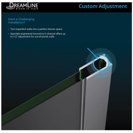 A large image of the DreamLine SHDR-3234721-86 Alternate View