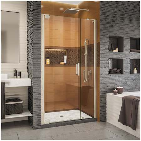 A large image of the DreamLine SHDR-4327120 Brushed Nickel