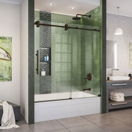A large image of the DreamLine SHDR-61606220 Oil Rubbed Bronze