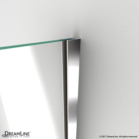 A large image of the DreamLine SHEN-24305300-HFR Dreamline-SHEN-24305300-HFR-Wall Detail