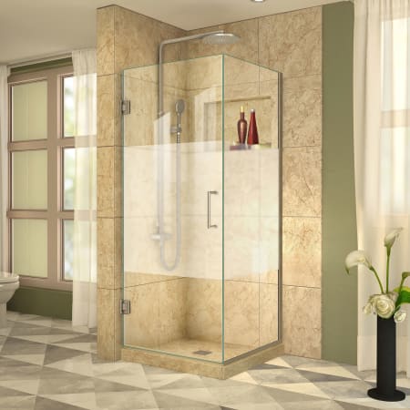 A large image of the DreamLine SHEN-24345300-HFR Brushed Nickel