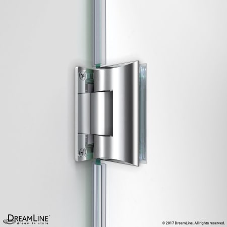 A large image of the DreamLine SHEN-24355300-HFR Dreamline-SHEN-24355300-HFR-Door Hardware Detail