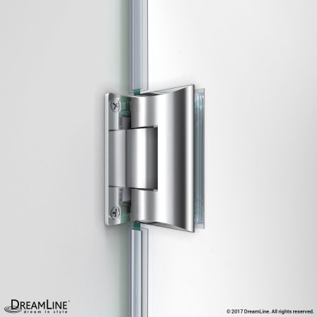 A large image of the DreamLine SHEN-24590300-HFR Dreamline-SHEN-24590300-HFR-Door Hardware Detail