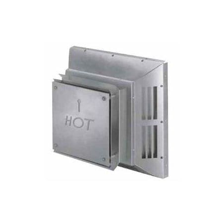 DuraVent 58DVA-HC-S Galvanized 5" x 8" DirectVent Pro - Galvanized Square  Horizontal Termination Cap (Stainless Steel) - VentingPipe.com