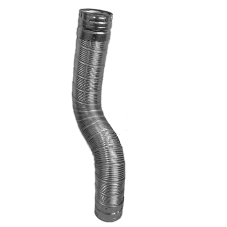 duravent vent pipe gas type round flex inch single aluminum diameter inner length ventingpipe double