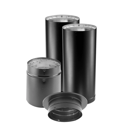 DuraVent 6DVL-KVP Black 6" Inner Diameter - DVL Stove Pipe ...