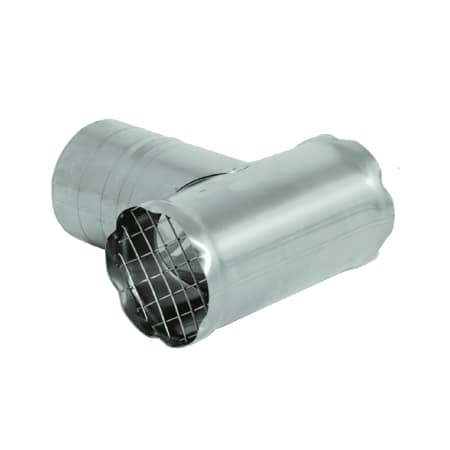 DuraVent FSTT5 Stainless Steel 5 Inner Diameter - FasNSeal AL29-4C Special  Gas Vent Pipe - Single Wall - 8 Termination Tee - VentingPipe.com