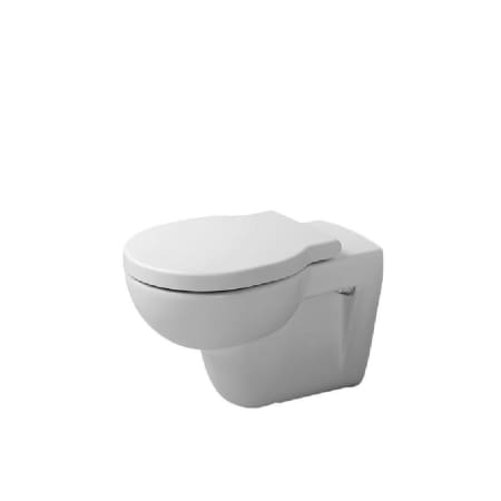 Duravit 0175090092 White Wall Mounted Dual Flush One Piece Round A Large Image Of The Duravit 017509 White