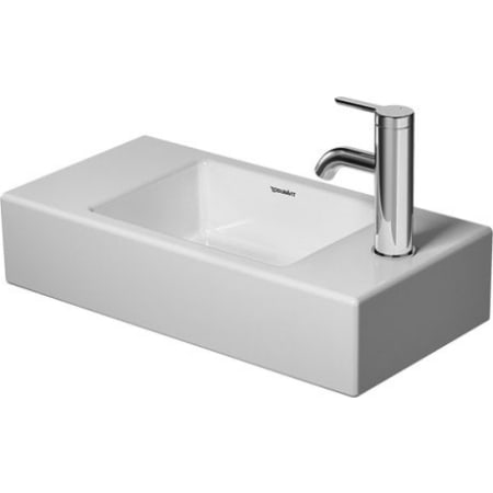 A large image of the Duravit 072450-1HOLE-R White