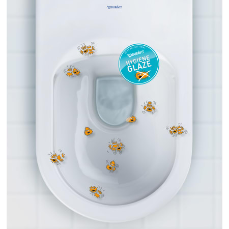A large image of the Duravit 213809-DUAL Hygiene Glaze