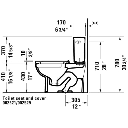 A large image of the Duravit D40604-L alternate