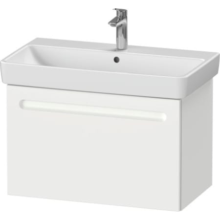 A large image of the Duravit N14383 White Matte